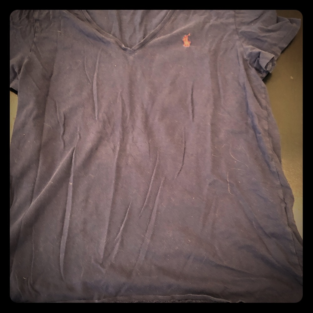 Ralph Lauren Sport Womens Shirt Navy Blue